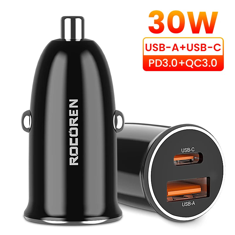 Rocoren 30W Fast Car Charger