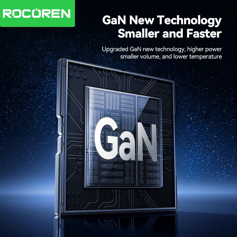 Rocoren 70W GaN Charger for Laptop & Phone