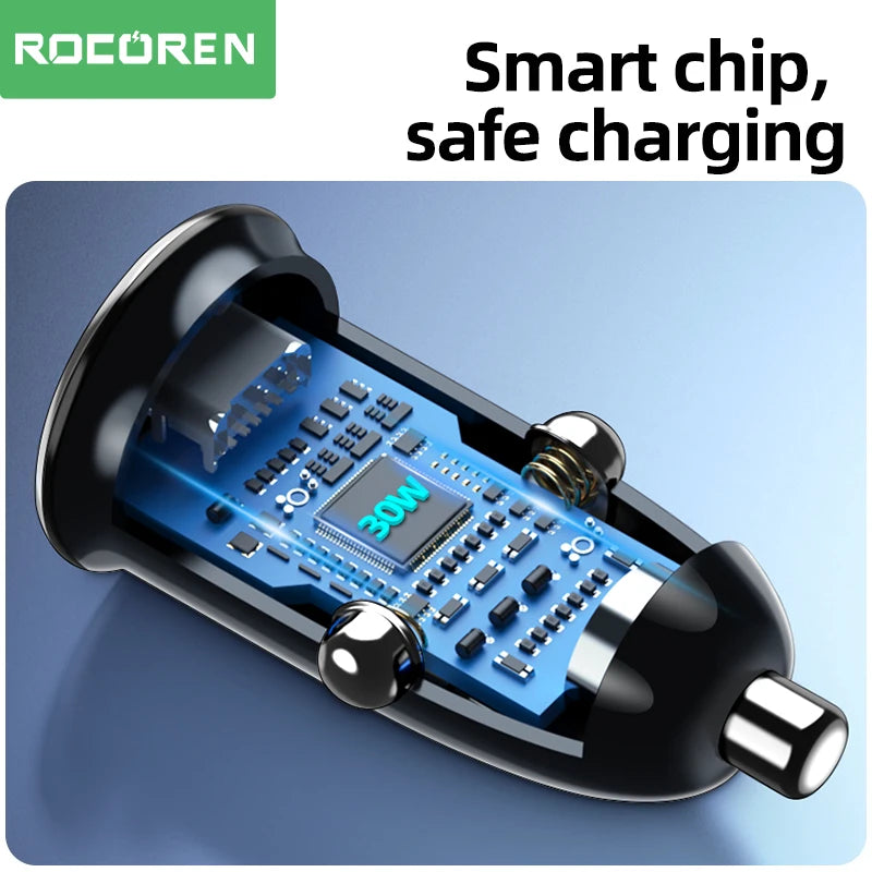 Rocoren 30W Fast Car Charger