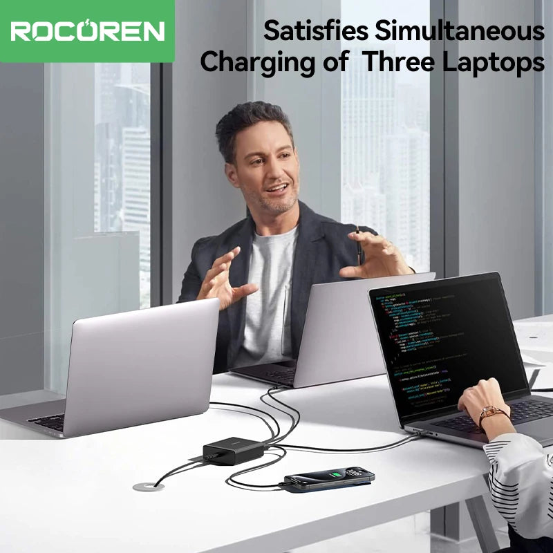 Rocoren 200W 8-Port Desktop Charger